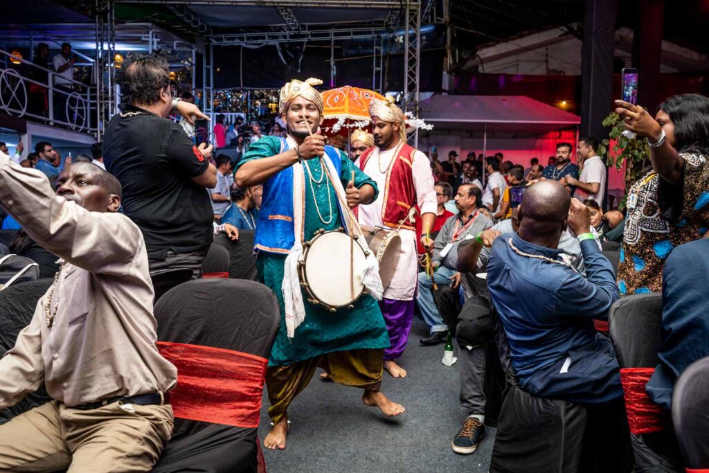 Indian dhol players